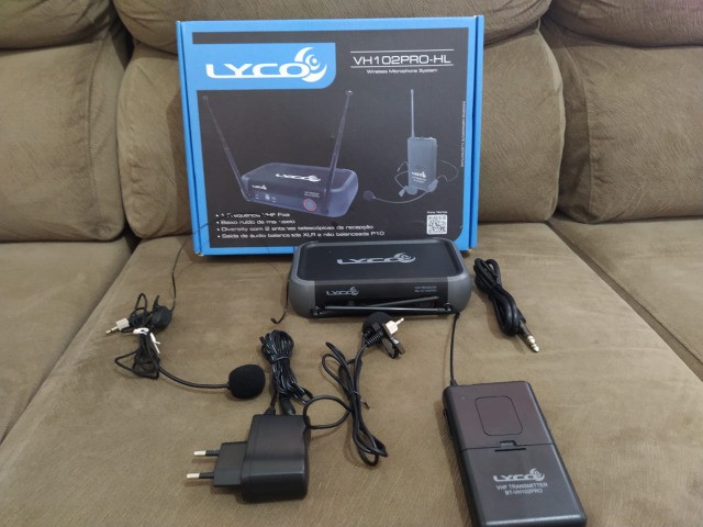 Microfone Sem Fio Lyco Vh 102 Pro Headset Semi Novo Perfeito