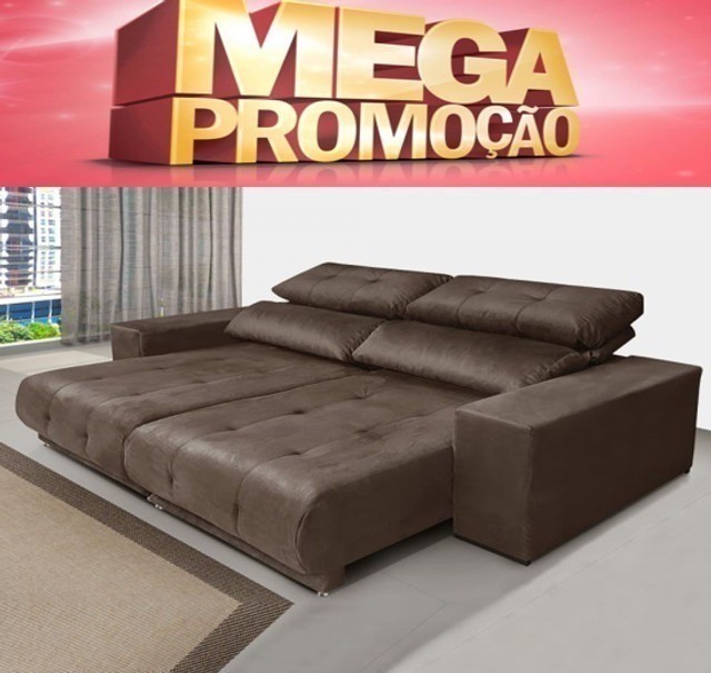 Sofa 2 metros Retrátil e Reclinável - Móveis - Cidade Morumbi, São José dos  Campos 878049920 | OLX