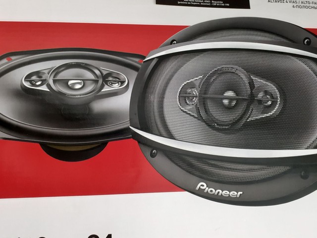 Par de alto falante. Pioneer. TS-A6977S. 6X9". 100RMS. 650watts. Garantia. Novo. Inst.  - Foto 4