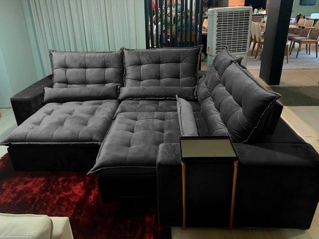 Sofá Retrátil e Reclinável Canto ZFrançaZ - Foto 6