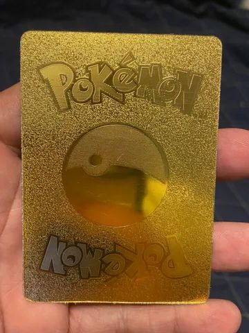 Carta Dourada Pokémon - Pikachu - Hobbies e coleções - SIM, Feira