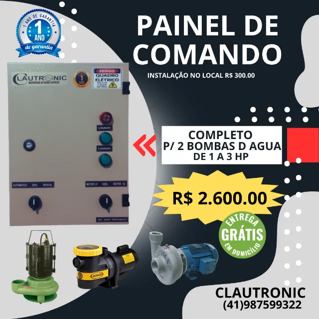 Oferta Quadro de comando elétrico usado para acondicionar