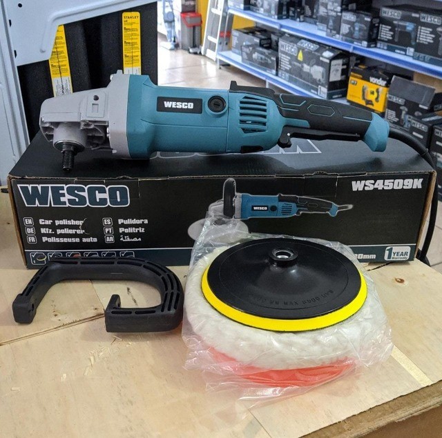 Politriz Angular Profissional 1400w 220v C/Bolsa e Acessórios - Wesco (Loja)