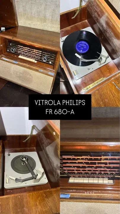 Vitrola Radiola Philips FR 680-A