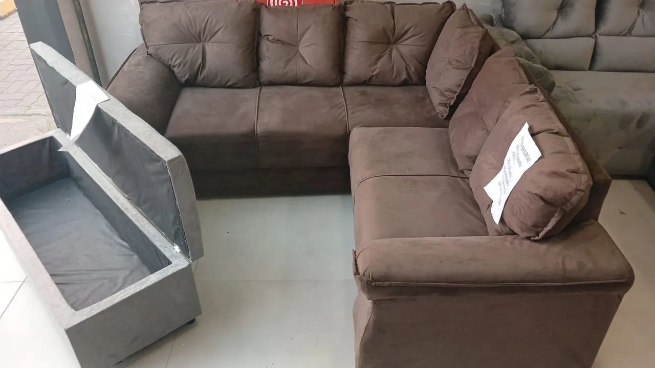 Sofa Retratil Reclinável  2,00 mts  veludo - Foto 5
