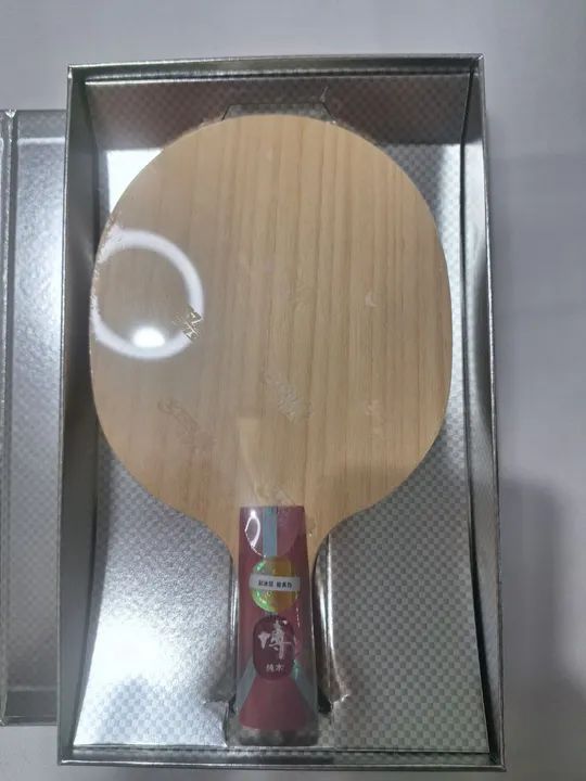 Raquete Caneta/Classineta DHS Hurricane Fang BO 7 Folhas - Foto 5