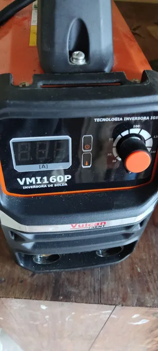 inversora de solda vulcan trent 160a + elétrodo e EPIs incluído