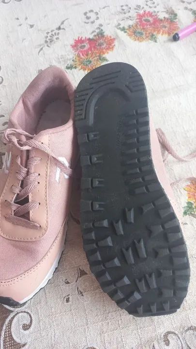 Tênis Casual Rosa Feminino