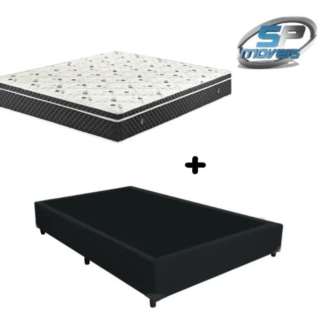 !Promoção! Cama Casal Molas Bonnel 