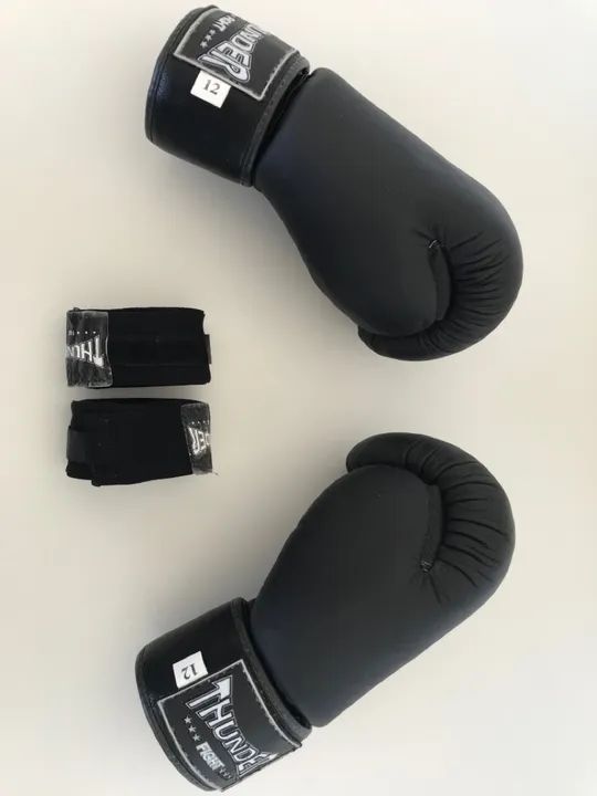 Luvas Muay Thai Thunder / 12Oz - Foto 4