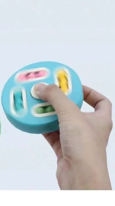 Fidget spinner cubo mágico dupla face