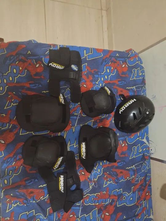 Kit de proteção hardy skateboards