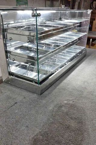 Estufa Vitrine Para Salgados Dupla Nova 1,20mt ou Sob medida  - Foto 3
