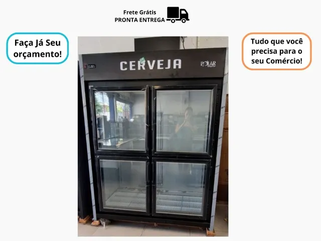 Cervejeira 4 Portas Expositor Polar Novo