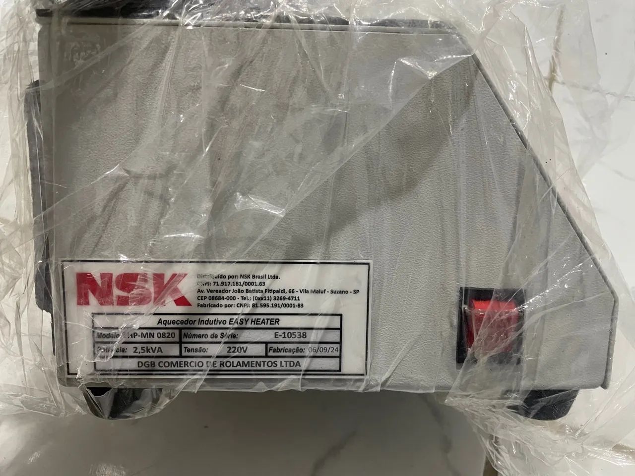 Aquecedor indutivo para rolamentos 