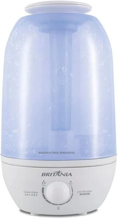 Umidificador Britânia 2,4 Litros BUD05B - Bivolt Branco Novos Originais  - Foto 2