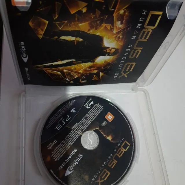 DEUS EX HUMAN REVOLUTION ps3 completo otimo estado