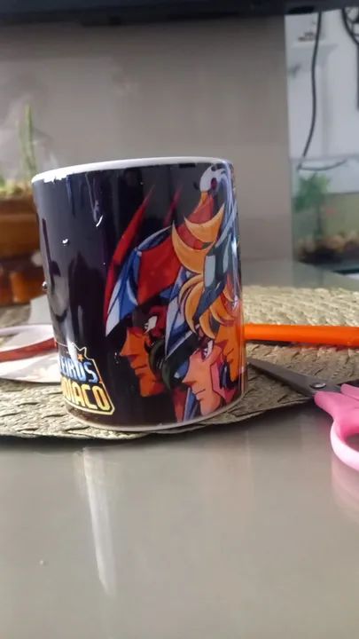 Caneca personalizada cavaleiros do Zodíaco  - Foto 4