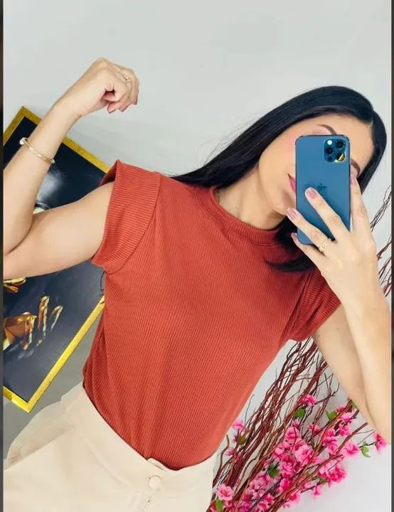 Blusas feminina tamanho único  - Foto 4