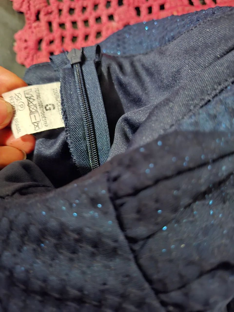 Vestido Azul com Brilho - Elegância e Conforto! - Foto 5