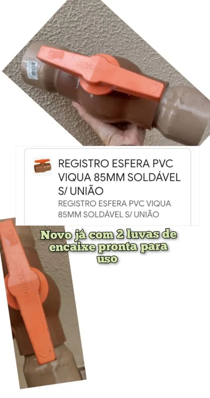 Registro Esfera grande novo  260 reais entrego grátis Votorantim e Sorocaba 