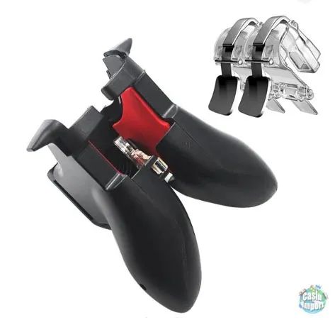 Gatilho L1 R1 Metal + Analógico + Suporte Celular Pubg, free fire e COD - Foto 4