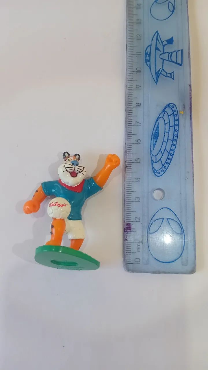 Lote 2 Bonecos antigo brinquedo coleção sucrilhos Kelloggs raridade - Foto 3