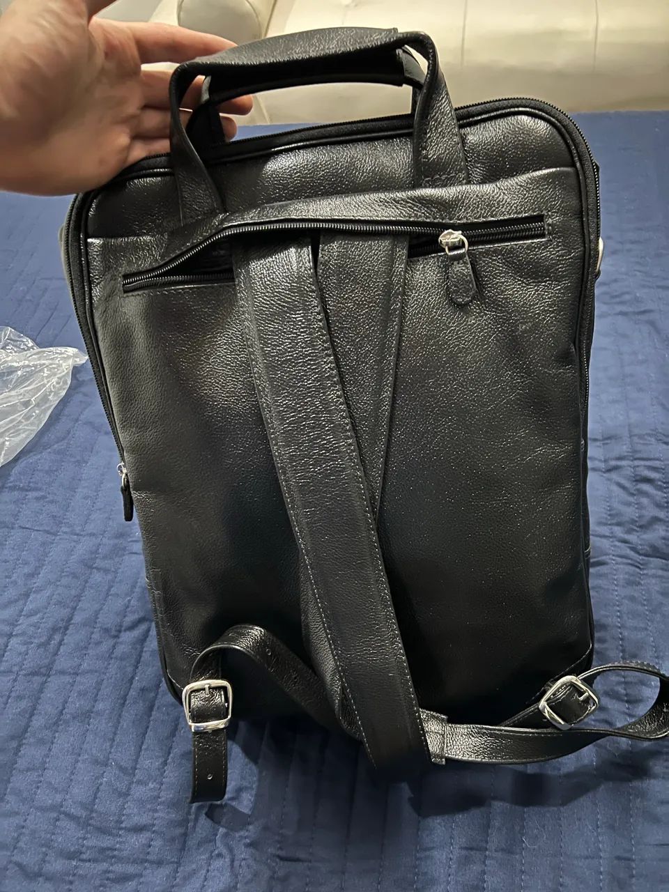 MOCHILA COURO LEGÍTIMO ( ACÁCIA COUROS) - Foto 2