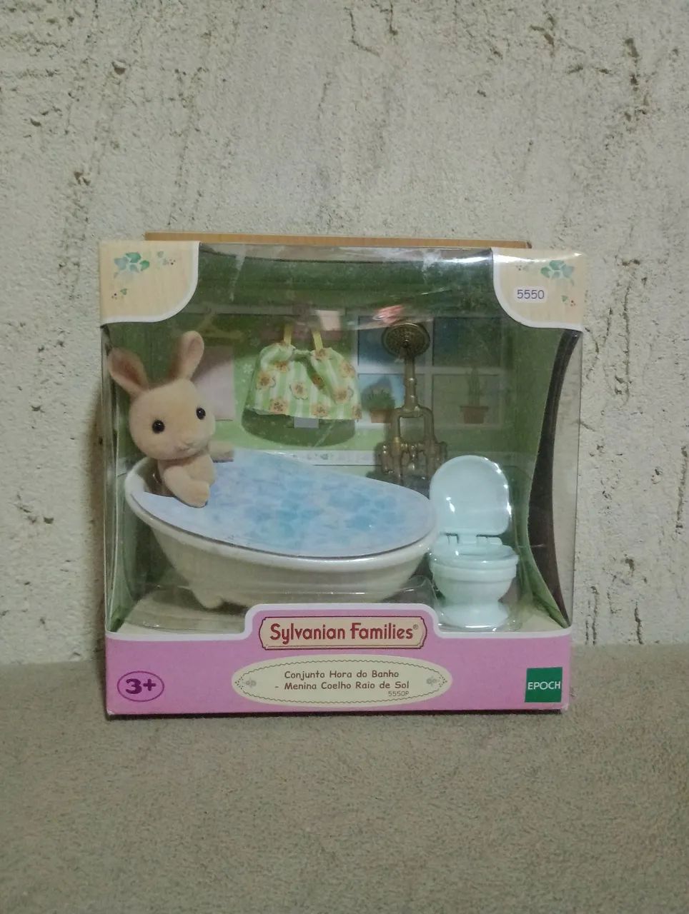 Conjunto Hora do Banho Sylvanian Families - Menina Coelho Raio de Sol