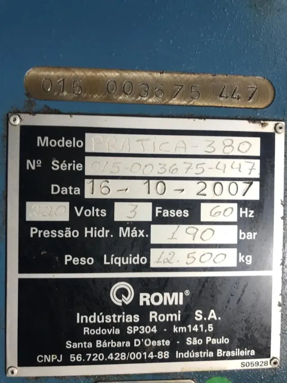Injetora ROMI Prática 380 - Foto 6