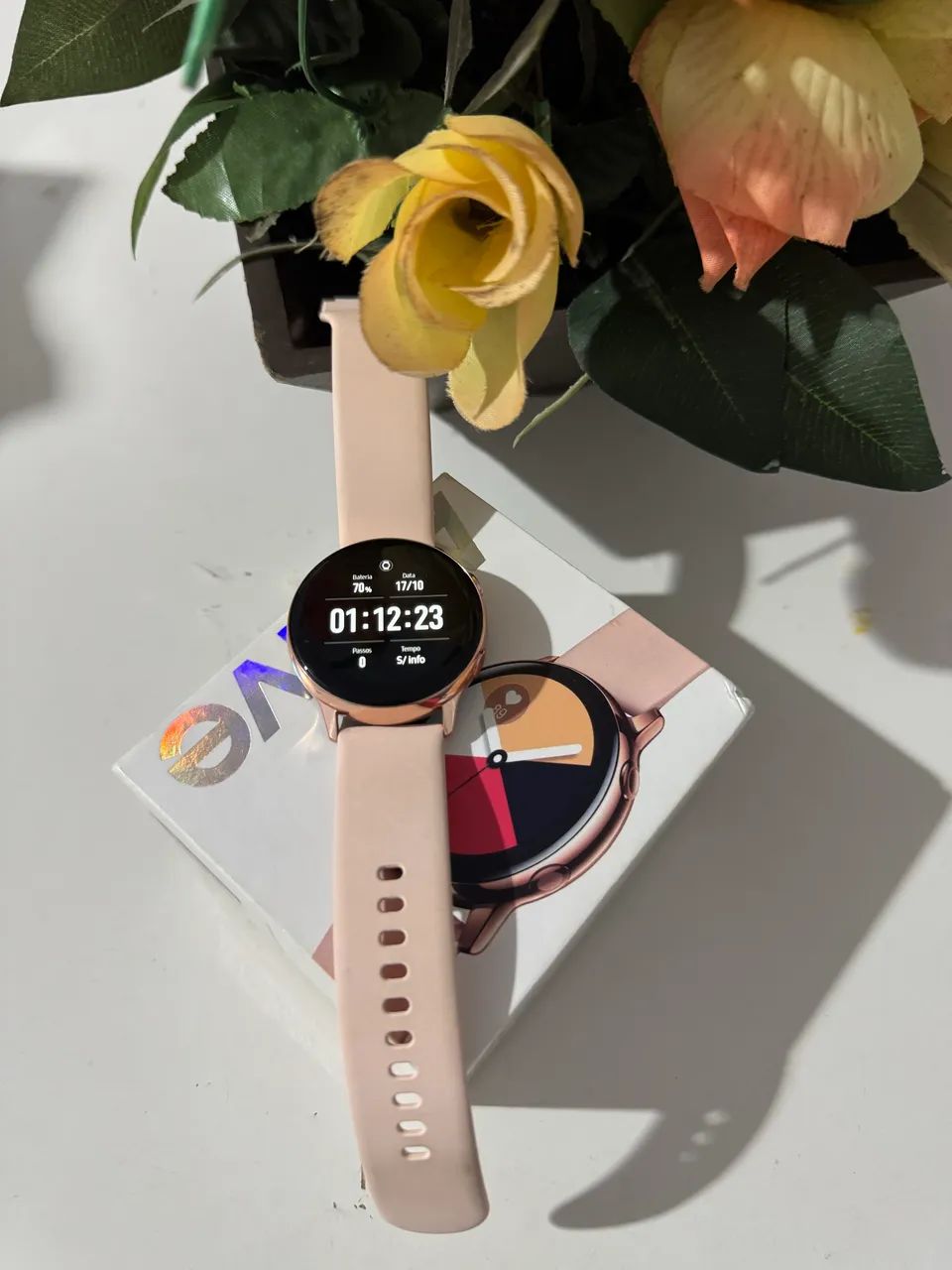 Relógio active sansung