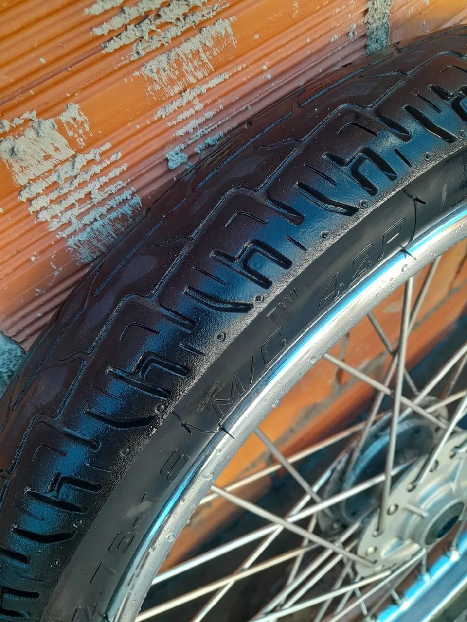 Par de rodas raiadas completas - Foto 4