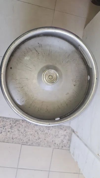 Barril de chope em aço inox de 50 litros, vazio. - Foto 2