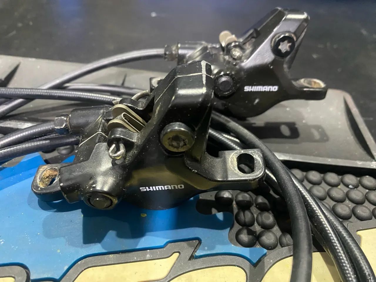  Par Freio hidráulico Shimano BL-MT401 - Foto 2