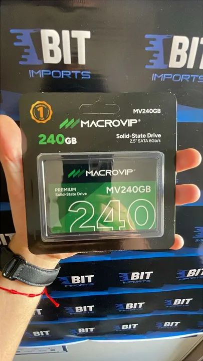 SSD MacroVip 240GB Sata 3 2.5'' | Novo Lacrado | Original