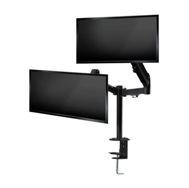 Suporte De Mesa para 2 Monitores de 17 a 27 Ajuste De Altura e Pistão a Gás Novo - Foto 2