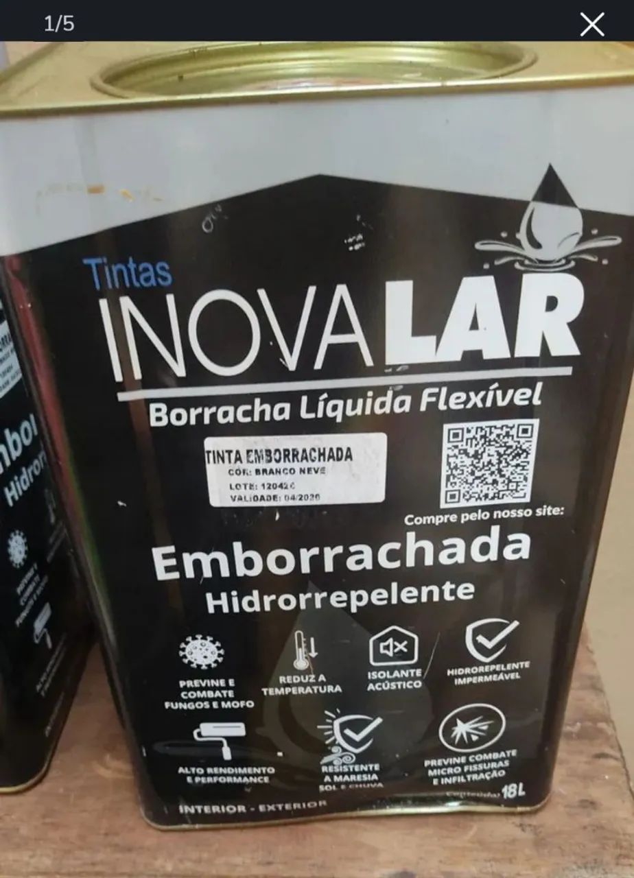 Tinta Emborrachada Hidrorrepelente Inovalar 18L