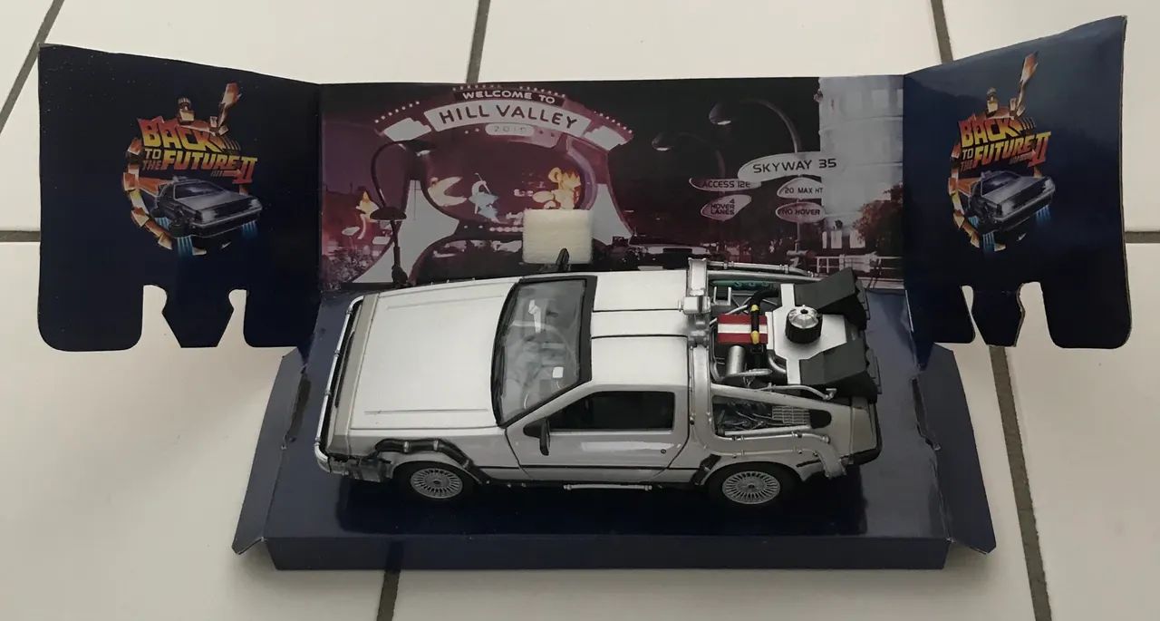 De Volta Para O Futuro II 1:24-welly Delorean - Hobbies e coleções