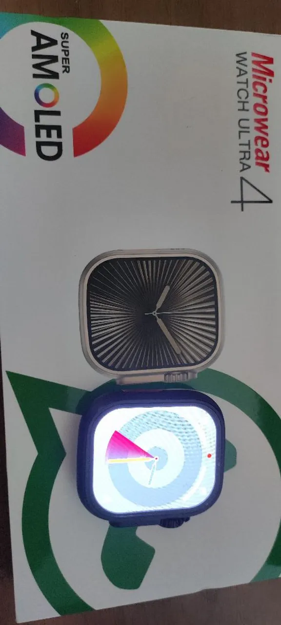 Smartwatch com tela AMOLED proteção e película de brinde