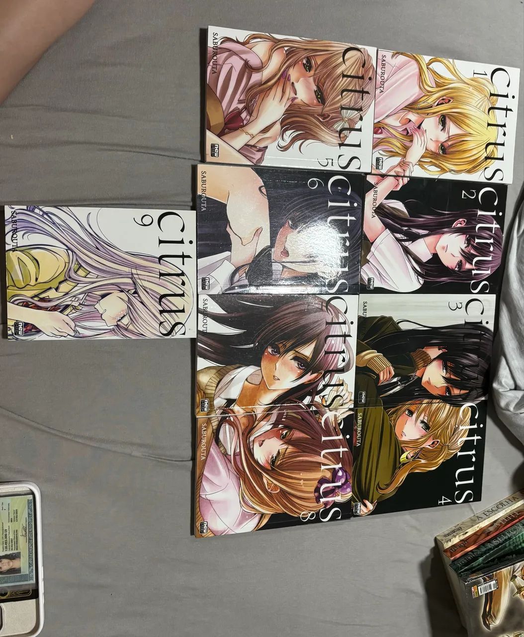 Coleção de Mangás cítrus 