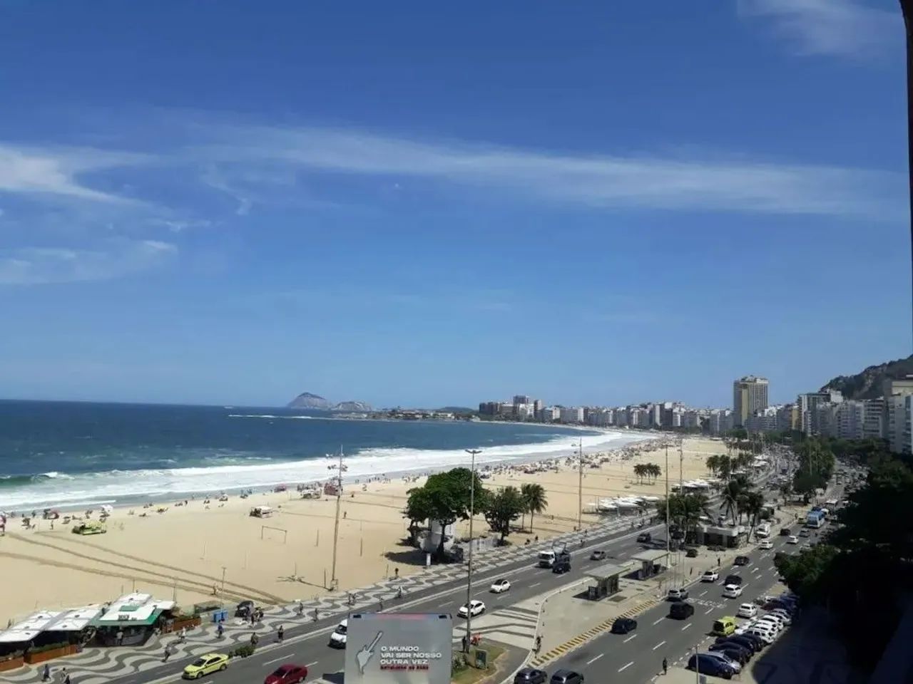 Copacabana - Vista Panorâmica da Av. Atlântica!! -Deslumbrante! Apartamento de frente  com - Foto 2