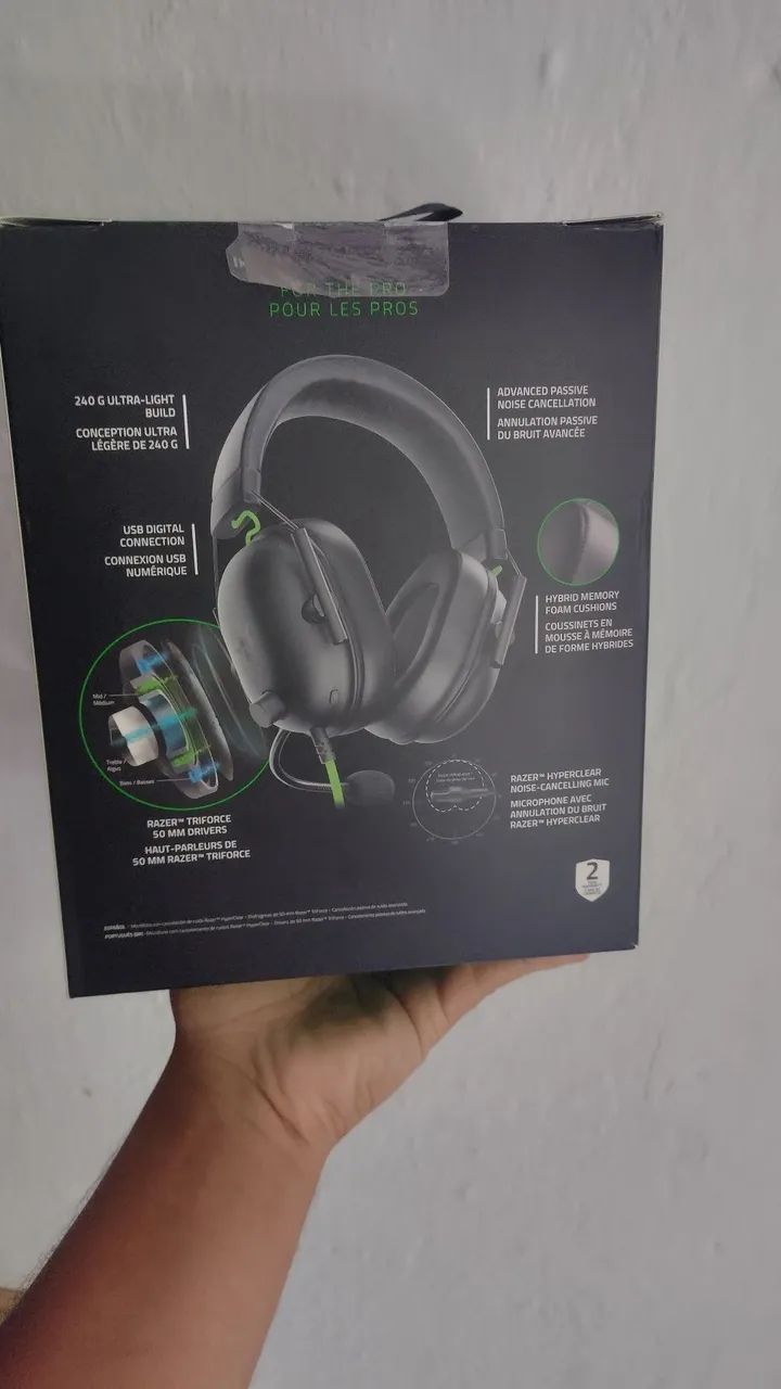 Headset Razer Blackshark V2 x usb  - Foto 2