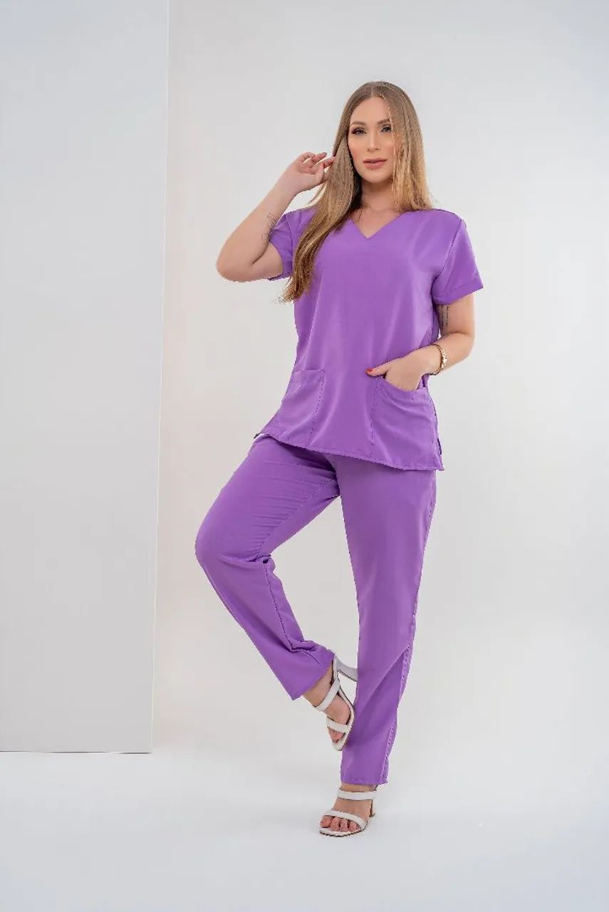Scrub / conjunto privativo - oxfordine lilas