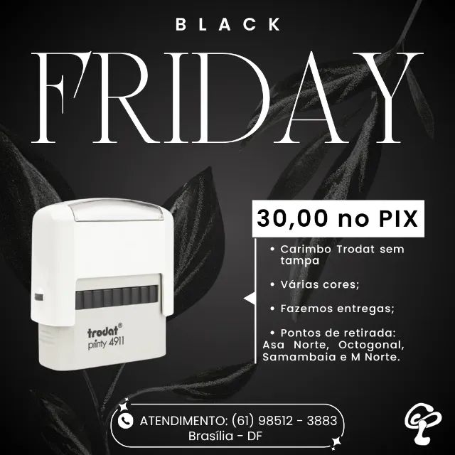 Carimbos Promoção Black Friday  - Foto 3