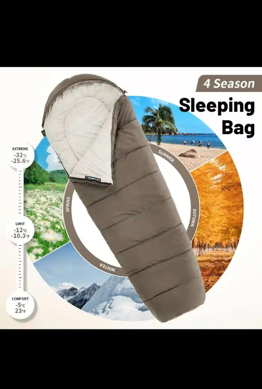 Saco de Dormir Naturehike Mummy Cotton MJ600 -5ºC | -12ºC