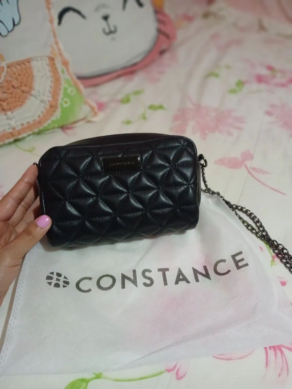 Bolsa Transversal Preta Constance 