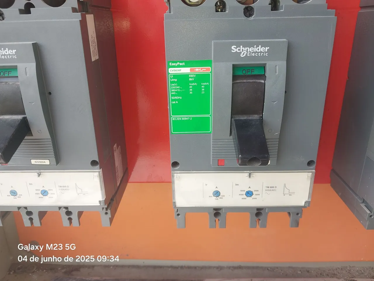Disjuntor Schneider EasyPact CVS630F - 600A