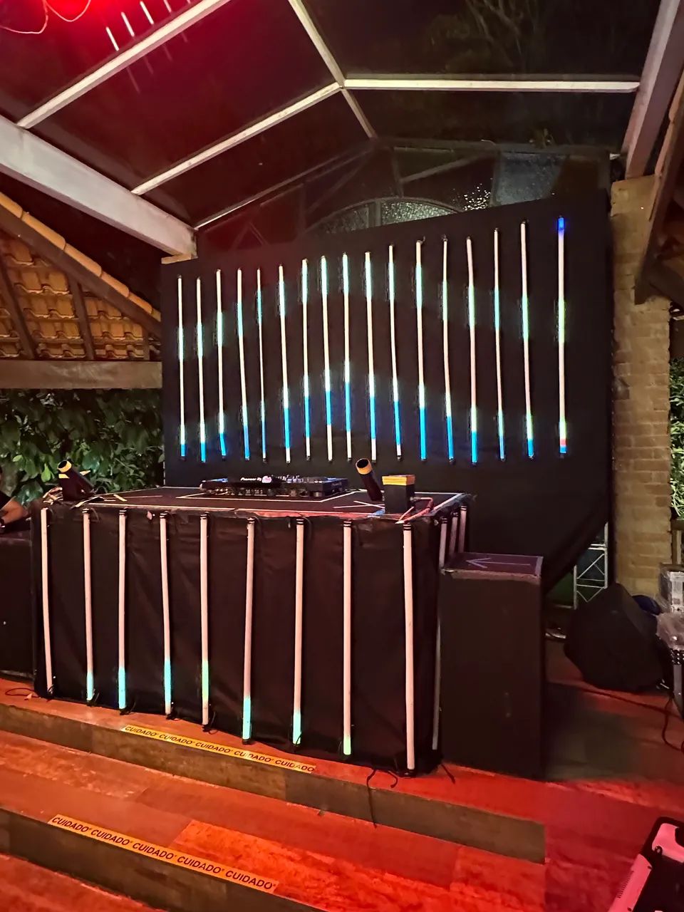 Fundo Tubo Led Mapeado para djs e eventos. - Foto 4