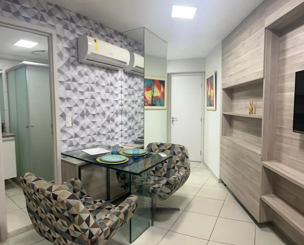 APARTAMENTO PARA ALUGUEL NO BEACHA CLASS EM BOA VIAGEM 1 QUARTO MOBILIADO LAZER TODO COMPL - Foto 2