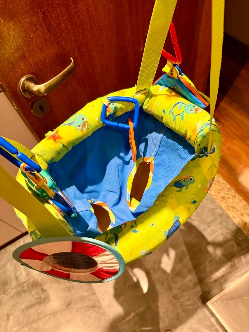 Balanço e pupa pula de porta pra bebê  - Foto 4